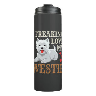Garrafa Térmica Tipografia de Amor ao Cão Westie