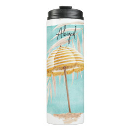 Garrafa Térmica TIravel Mug personalizado de aquarela