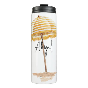 Garrafa Térmica TIravel Mug personalizado de aquarela