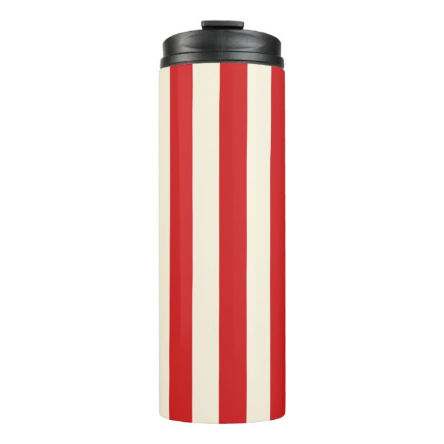 Garrafa Térmica Tofu Cream Postbox Red Stripes (Frente)