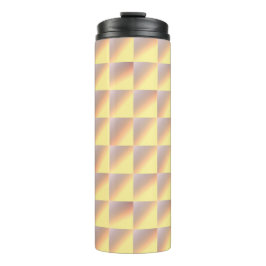 Garrafa Térmica Tone-on-tone squares.