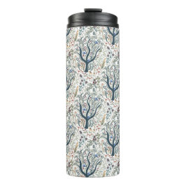 Garrafa Térmica Tons da Floresta de Arte Folical Whimsical