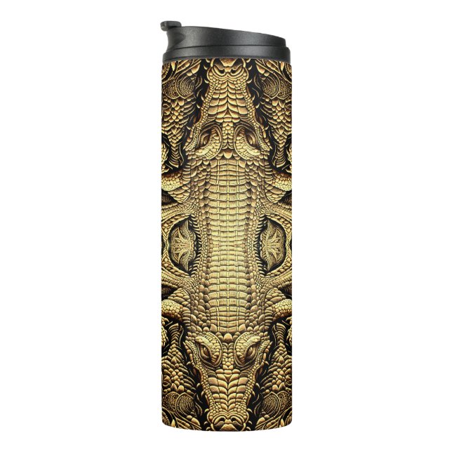 Garrafa Térmica Top Krokodil Lederoptik  (Rotação à direita)