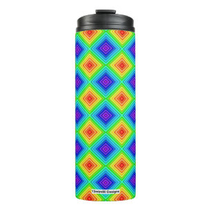 Garrafa Térmica Topografia Geométrica - Tumbler Térmico