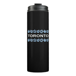 Garrafa Térmica Toronto Aloha Bandas Cor Azul Escura