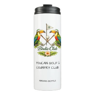 Garrafa Térmica Toucan Birdie Club Personalizado de Golfe Viagem