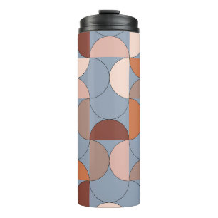 Garrafa Térmica Trabalho de arte de geometria: estilo escandinavo