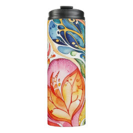 Garrafa Térmica trabalho de arte de superfície do abstrato 1207 - 