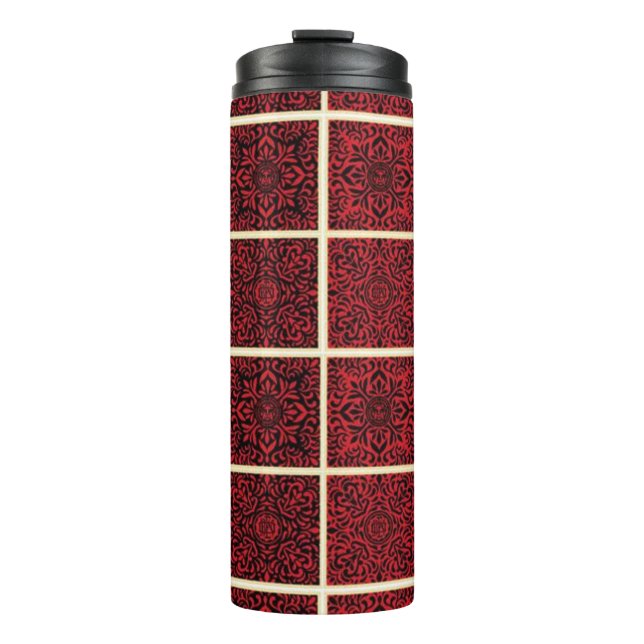 Garrafa Térmica Trabalhos de Rolagem Estilos Clássicos (Frente)