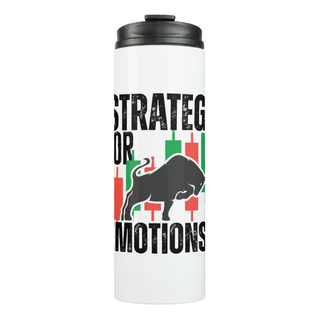 Garrafa Térmica Trade Motivation | Bull market | Strategy  (Frente)