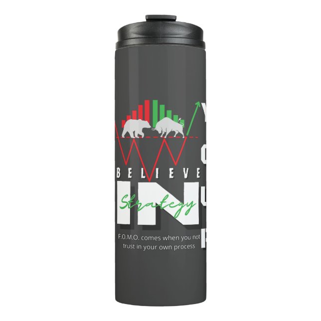 Garrafa Térmica Trade Motivation | Bullish | Pattern (Frente)