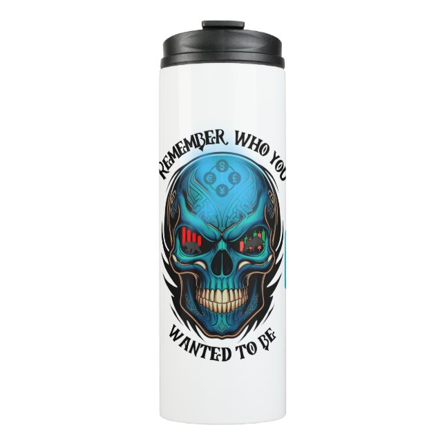 Garrafa Térmica Trade Motivation | Skull | Remember  (Frente)