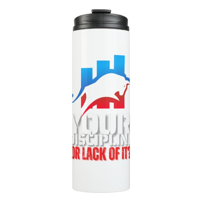 Garrafa Térmica Trader motivation | Bull | Discipline (Frente)