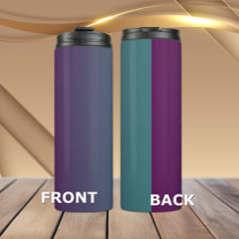 Garrafa Térmica Tranquilidade de ameixa - Tumbler de Gradiente de