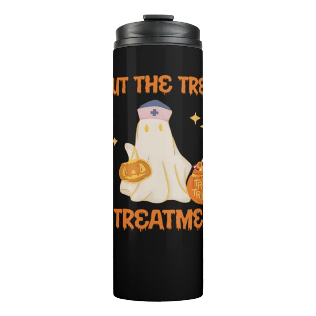 Garrafa Térmica Tratei A Enfermeira Retro Engraçada Médica (Frente)