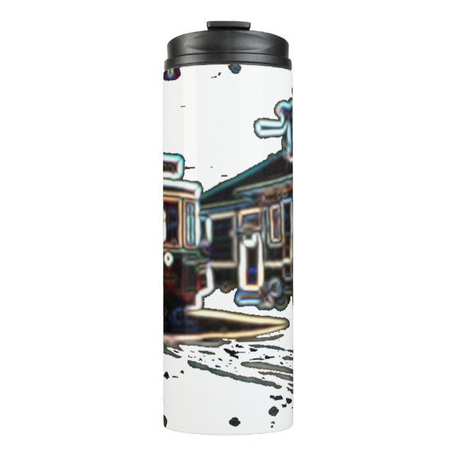 Garrafa Térmica TRC Neon Streetcar em stn Thermal Tumbler (Frente)