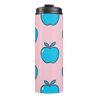 Garrafa Térmica Tremulador de Maçã Azul de Verão - 16 oz