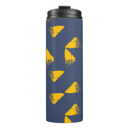 Garrafa Térmica Triângulos amarelos, legal, únicos, de tendências