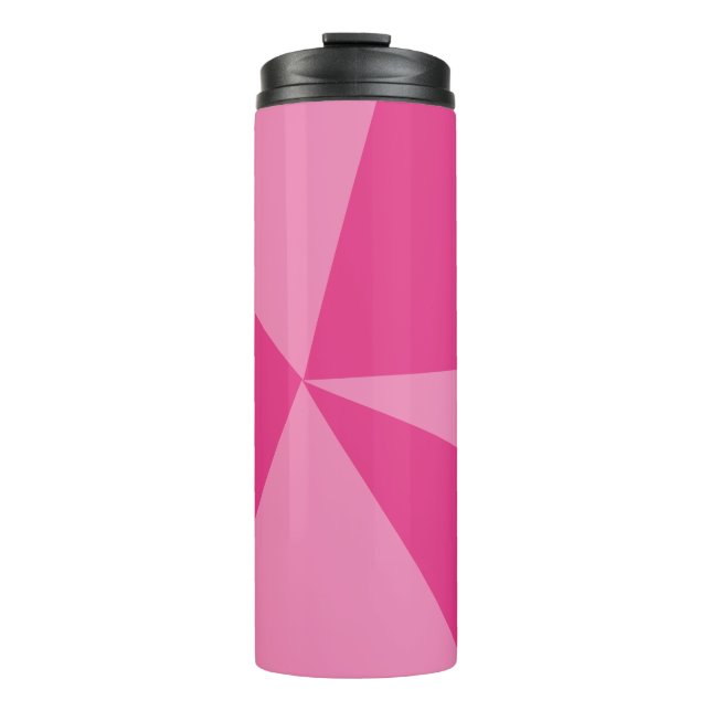 Garrafa Térmica Triângulos padrão geométrico (Frente)