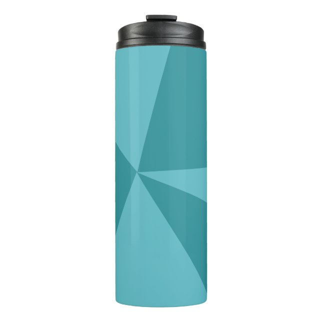 Garrafa Térmica Triângulos padrão geométrico (Frente)