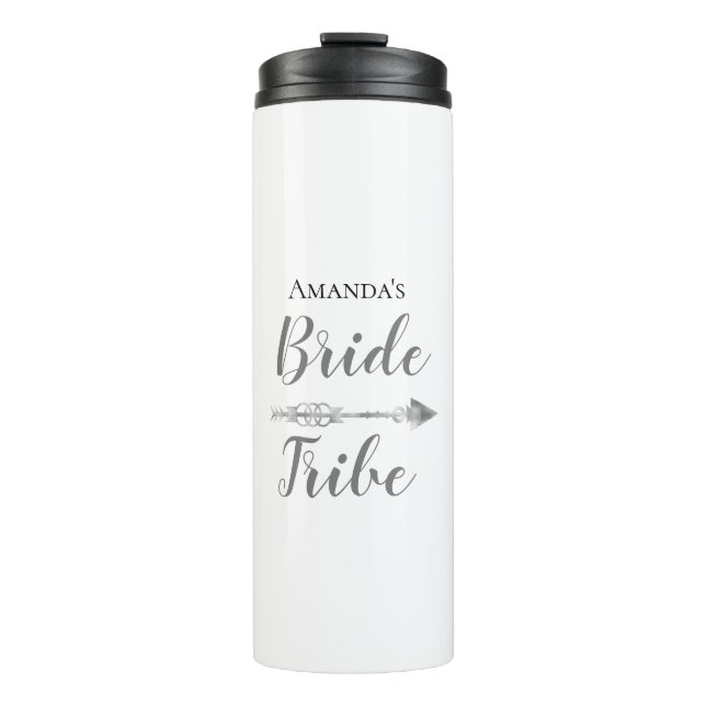 Garrafa Térmica Tribo Chic Boho Bride Personalizada (Frente)