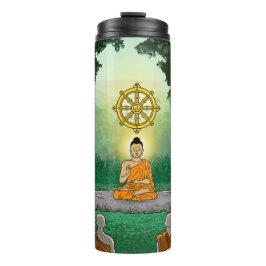 Garrafa Térmica Triple Gems: Buda, Dharma, Sangha Tumbler