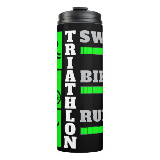 Garrafa Térmica Triumph Triathlon: Natação, bicicleta, corrida e a