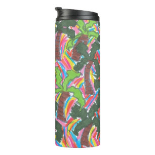 Garrafa Térmica Tropical Palm Tumbler Party Thermal