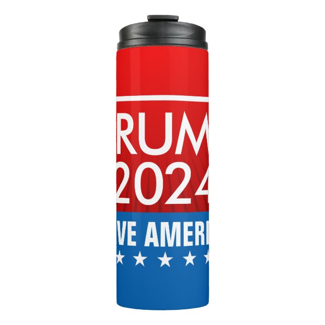 Garrafa Térmica Trump 2024 Save America Graphic (Frente)