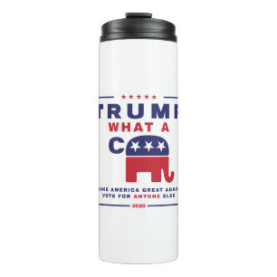 Garrafa Térmica Trump. Que poster da campanha anti-tropete?