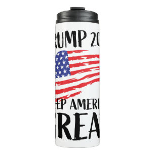 Garrafa Térmica Trump Tumbler: "Mantenha o Excelente Americano"