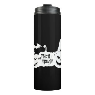 Garrafa Térmica Truque ou tratamento - Halloween - Saco de tratame