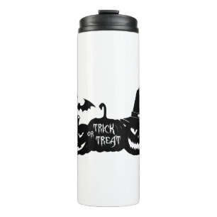 Garrafa Térmica Truque ou tratamento - Halloween - Saco de tratame