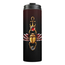 Garrafa Térmica TSDS: Gráfico de Casaco de Scarab do Seth