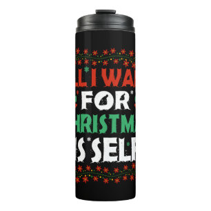 Garrafa Térmica Tudo O Que Eu Quero É O Natal
