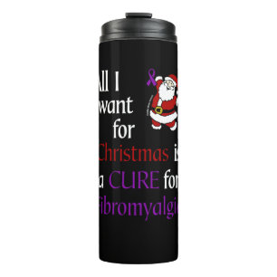 Garrafa Térmica Tudo o que eu quero para Natal/Papais noeis...Fibr