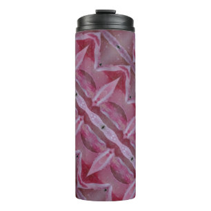 Garrafa Térmica Tulip Ikat Rosa Também