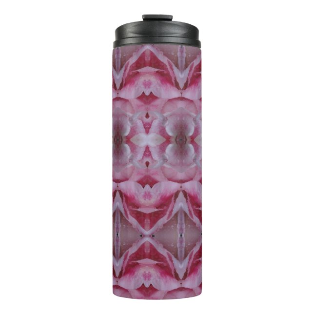 Garrafa Térmica Tulipa Rosa Ikat 8 (Frente)