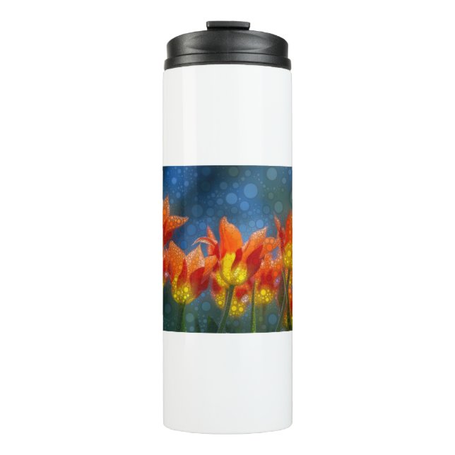 Garrafa Térmica Tulipas (Frente)