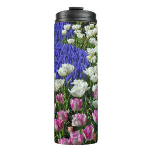 Garrafa Térmica Tulipas primavera bonitas