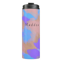 Garrafa Térmica Tumba térmica do artista moderno colorido