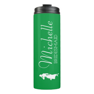 Garrafa Térmica Tumba Térmica Personalizada Bridesmaid Blush Rosa