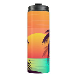 Garrafa Térmica Tumbador térmico Tropical Sunset