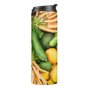 Garrafa Térmica Tumbler 2 das frutas & dos vegetarianos