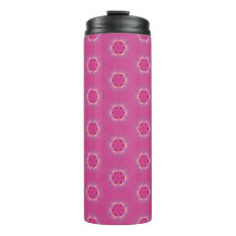 Tumbler com Design de Padrão de Pirita Rosa