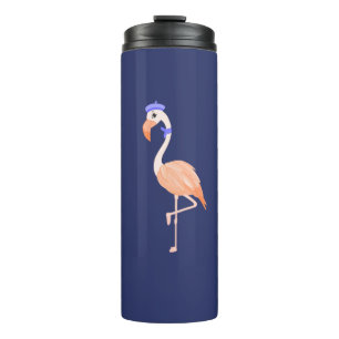 Garrafa Térmica Tumbler com um design bonito e à moda do flamingo