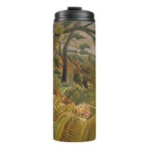 Garrafa Térmica Tumbler da arte do tigre de Rousseau