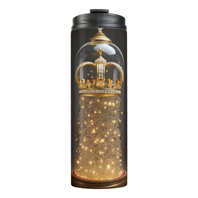 Garrafa Térmica Tumbler da coroa linda (Frente)