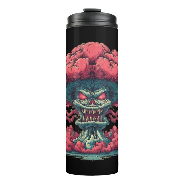 Garrafa Térmica Tumbler de Arte de Rua Exploding Demon (Frente)