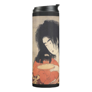 Garrafa Térmica Tumbler de arte de Utamaro